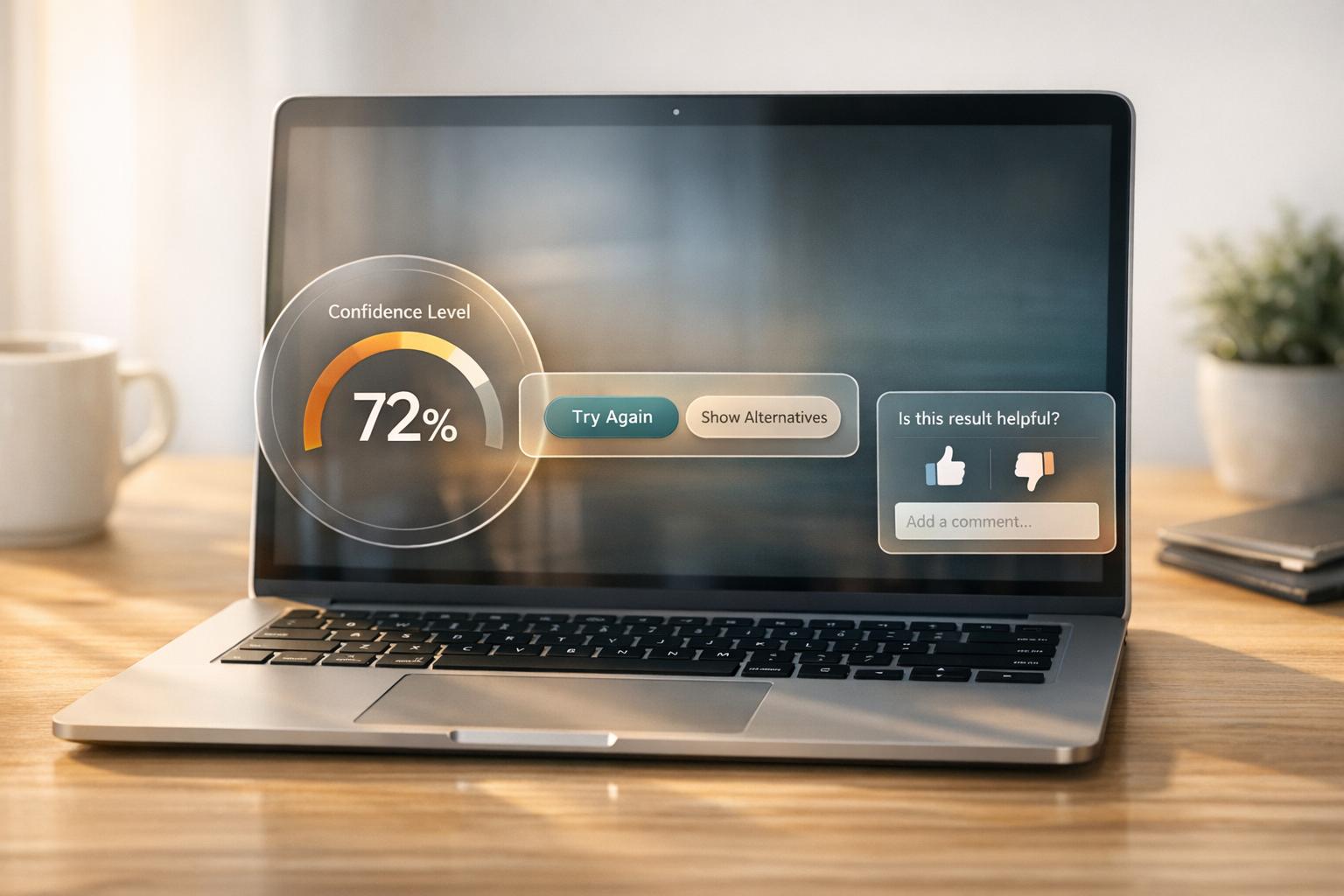 Designing Interfaces Around Uncertain AI Outputs